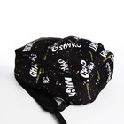 Рюкзак молодёжный из текстиля на молнии, 3 кармана, цвет чёрный/жёлтый - фото 11024592