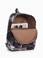 Рюкзак школьный, с карманами, с абстрактным принтом, 30×13×42 см, чёрный - Фото 11