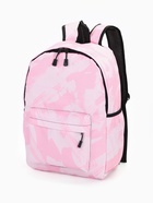 Рюкзак школьный на молнии, с карманами, размер 30×13×42 см, светло-розовый - Фото 9