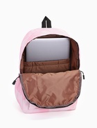 Рюкзак школьный на молнии, с карманами, размер 30×13×42 см, светло-розовый - Фото 4