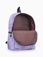 Рюкзак Абстракция, 30*13*42, отд на молнии, 3 н/кармана, сиреневый - фото 809120244 Рюкзак Абстракция, 30*13*42, отд на молнии, 3 н/кармана, сиреневый - фото 809120244