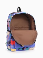 Рюкзак школьный для подростка, на молнии, с карманами, с принтом, 30×13×42 см, разноцветный - Фото 12