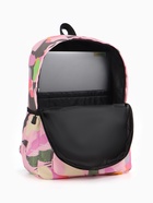 Рюкзак школьный на молнии, с карманами, с принтом, размер 30×13×42 см, розовый - Фото 10