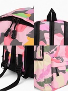 Рюкзак школьный на молнии, с карманами, с принтом, размер 30×13×42 см, розовый - Фото 5