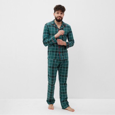 Пижама мужская KAFTAN Green mood, размер 50