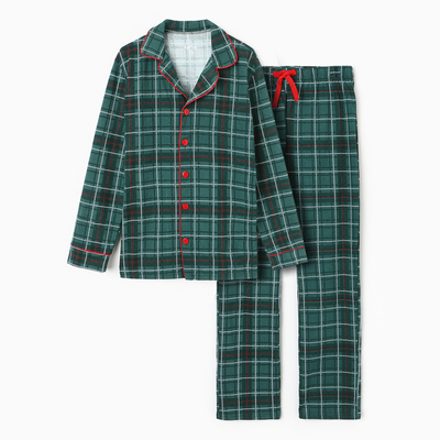 Пижама мужская KAFTAN Green mood, размер 50