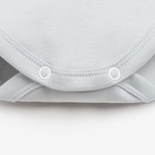 Боди детское «Крошка Я. Мой первый НГ», рост 86-92 см, серое - Фото 4