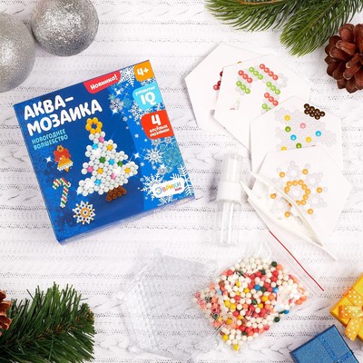УЦЕНКА Аквамозаика «Новогоднее волшебство», 300 шариков