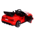 Электромобиль Audi RS e-tron GT, EVA колёса, кожаное сидение, цвет красный, уценка (нет лобового стекла) - Фото 5