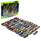 Набор металлических машинок «Гоночные», в комплекте 50 шт, уценка 10179413