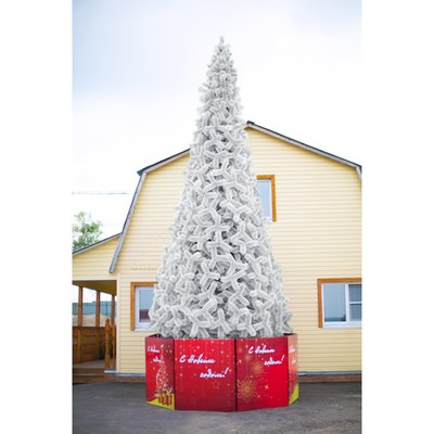 Сосна искусственная Green trees «Альпийская», цвет белый, 5 м