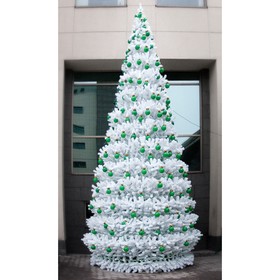 Ёлка искусственная Green trees «Уральская», цвет белый, 12 м