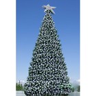 Сосна искусственная Green trees «Уральская», с белыми кончиками, цвет зелёный, 4 м - Фото 1