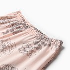 Комплект женский домашний (футболка/брюки), цвет розовый, размер 46 - фото 24671468