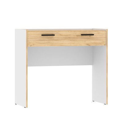 Стол туалетный «Оттавия 011.40», 900×400×796 мм, цвет белый фасадный/дуб крафт золотой