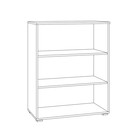 Тумба витрина Остин 16.394.01, 800х419х993, Белый шагрень/Дуб золотой - Фото 2