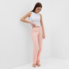 Брюки женские KAFTAN "Ромбы", р. 52-54, розовый 9784153