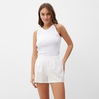 Шорты женские KAFTAN "Base", цв. белый, р. 44-46 9784171