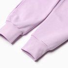 Комплект для девочки (толстовка, брюки) НАЧЕС, цвет сиреневый, рост 98 см - Фото 2