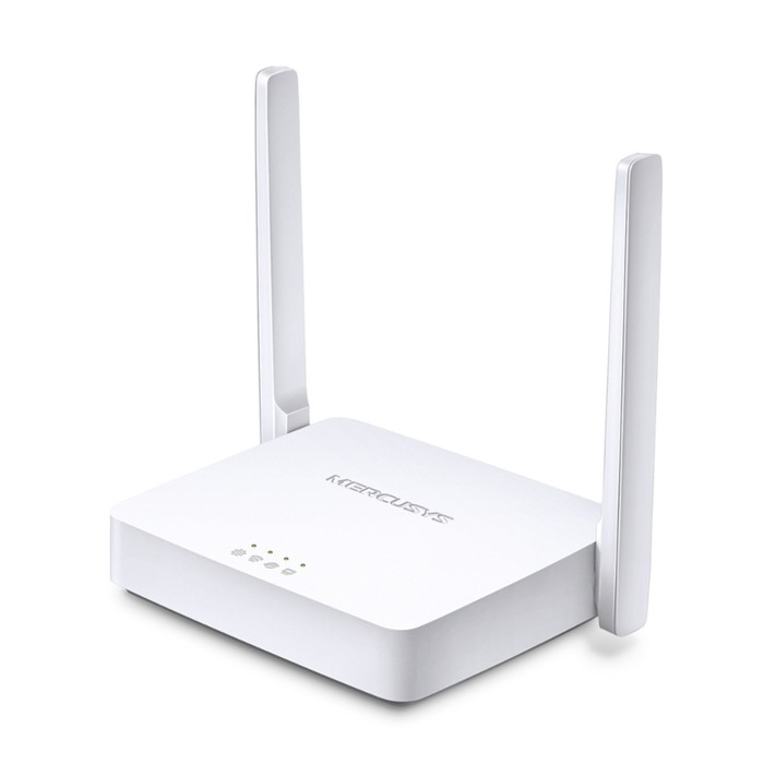 Wi-Fi роутер Mercusys MW301R, 100 Мбит/с, 2 порта 100 Мбит/с, белый
