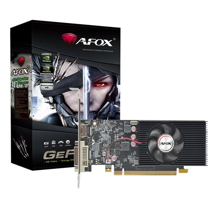 Видеокарта Afox GT1030, 2Гб, 64bit, GDDR5, DVI, HDMI, HDCP - фото 51484403