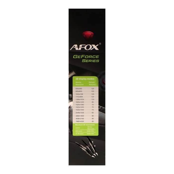Видеокарта Afox RTX2060, 6Гб, 192bit, GDDR6, DVI, HDMI, DP, HDCP - фото 51482995