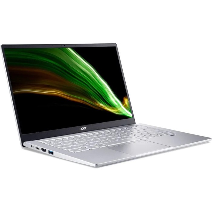 Ноутбук Acer Swift 3 SF314-43, R5 5500U, 8 Гб, SSD 256 Гб, AMD, Win11, серебристый - фото 51484458