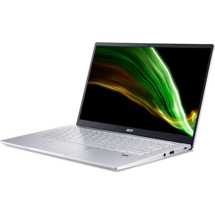 Ноутбук Acer Swift 3 SF314-43, R5 5500U, 8 Гб, SSD 256 Гб, AMD, Win11, серебристый - фото 51484459
