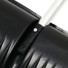 Лопата для уборки снега, пластиковый ковш 410×515 мм, оцинкованная планка, алюминиевый черенок, с ручкой - Фото 8