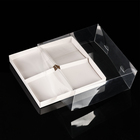 Коробка для муссовых пирожных, 4 штуки, 17×17×6 Белый - Фото 4