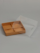 Коробка для муссовых пирожных 4 штуки, 17×17×6 см, крафт - Фото 3