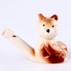 Свистулька керамическая «Мишка» 3.5×7.5×5 см - Фото 3