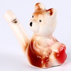 Свистулька керамическая «Мишка» 3,5 × 7,5 × 5 см - фото 3633601