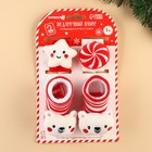 Подарочный набор новогодний «Сладости» браслеты - погремушки, носочки - погремушки, Крошка Я - Фото 9