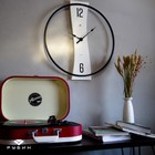 Часы настенные из металла "Волна", d-50 см - Фото 3