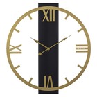 Часы настенные из металла "Классика", d-50 см, золото - фото 11504085