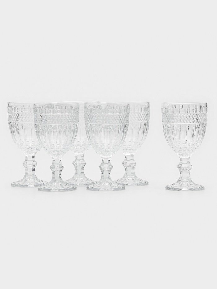 Фужеры, 310 мл, d=9 см, h=17 см, 6 шт., стекло, прозрачные - Фото 1