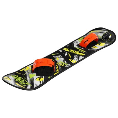 Сноуборд детский Snow Cat с облегчёнными креплениями, 95 см, разноцветный