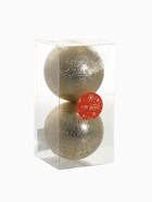 Ёлочные игрушки «Ретро», шары новогодние, d=10 см, набор 2 шт., золото - Фото 6