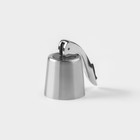 Пробка для бутылки Magistro Magnetto, 10.6 см, универсальная, серебристая - Фото 3