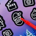 Скретч-плакат на новый год «В гостях у Дедушки Мороза» с клапаном, А3 - Фото 4