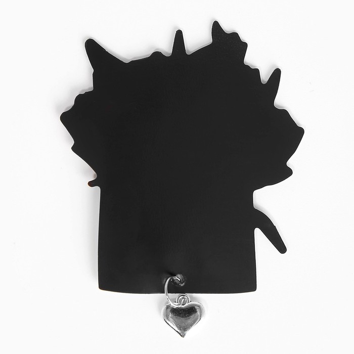 Магнит с доп. элементом «Цветы», 8,3 х 7,2 см 9802484