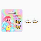 Серьги гвоздики «Самая яркая» 6×6.5 см - Фото 2