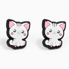 Серьги гвоздики «Красавица» 6×6.5 см - Фото 3