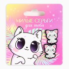 Серьги гвоздики «Красавица» 6×6.5 см - Фото 5