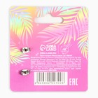 Серьги гвоздики «Красавица» 6×6.5 см - Фото 6