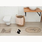 Набор ковриков для ванной Этель "Beautiful" 2 шт, 48х78 см, 40х45 см - фото 7854079