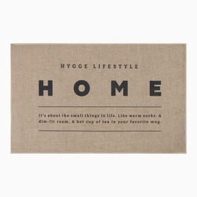 Набор ковриков для ванной Этель "HOME" 2 шт, 48х78 см, 40х45 см