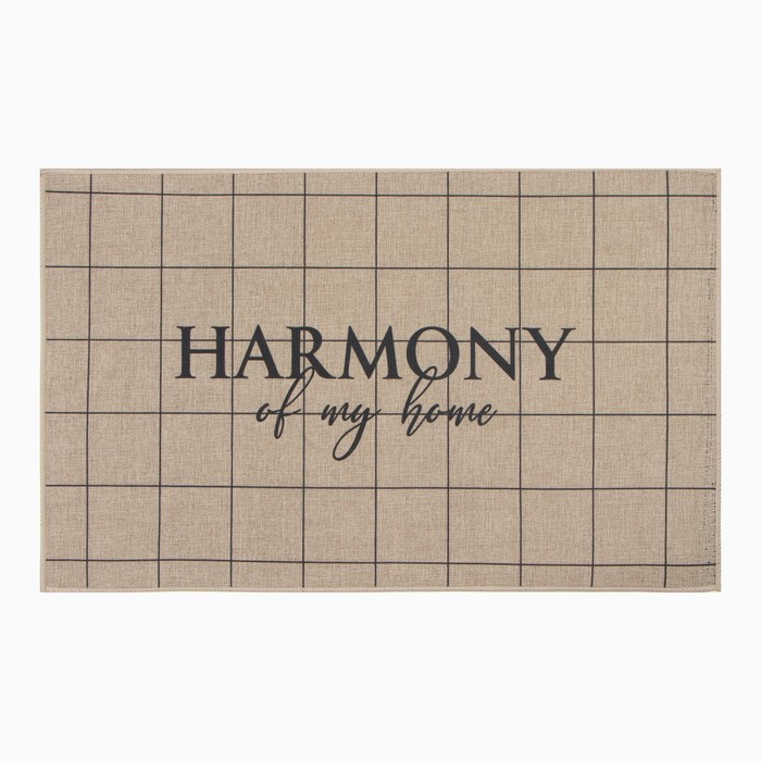 Набор ковриков для ванной Этель "Harmony" 2 шт, 48х78 см, 40х45 см