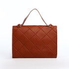 Сумка детская 17×6×12 см, на застёжке, коричневая - Фото 2